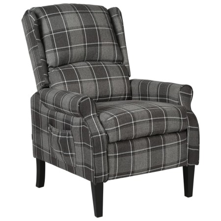 Silla reclinable de tela gris | Foro24.es | Tu tienda online para hogar, jardín y más Foro24.es