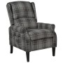 Silla reclinable de tela gris | Foro24.es | Tu tienda online para hogar, jardín y más Foro24.es