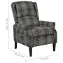 Gray fabric reclining chair by vidaXL, Armchairs - Ref: Foro24-329301, Price: 184,17 €, Discount: %