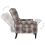 Sillón de masaje reclinable de tela beige de vidaXL, Sillones de masaje eléctricos - Ref: Foro24-329303, Precio: 235,53 €, De...