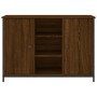 Aparador de madera de ingeniería marrón roble 100x35x70 cm