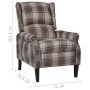 Sillón de masaje reclinable de tela beige de vidaXL, Sillones de masaje eléctricos - Ref: Foro24-329303, Precio: 198,86 €, De...