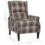 Sillón de masaje reclinable de tela beige de vidaXL, Sillones de masaje eléctricos - Ref: Foro24-329303, Precio: 235,53 €, De...