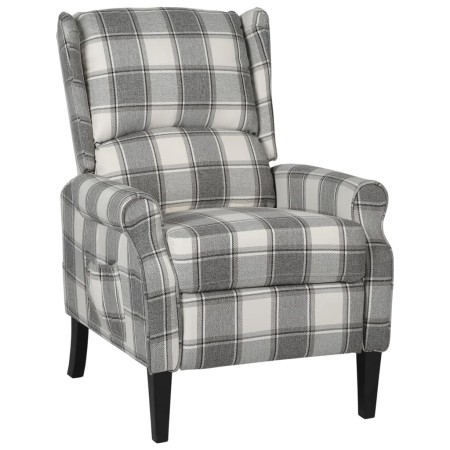 Weiß-graues Stoff-Sessel mit Liegefunktion von vidaXL, Sessel - Ref: Foro24-329306, Preis: 218,07 €, Rabatt: %