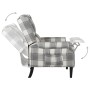 Weiß-graues Stoff-Sessel mit Liegefunktion von vidaXL, Sessel - Ref: Foro24-329306, Preis: 218,07 €, Rabatt: %