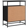 Aparador de madera de ingeniería negro 69x35x80 cm en Aparadores | Comprar online en Foro24