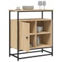 Aparador Roble Sonoma 69x35x80 cm Madera de ingeniería