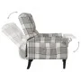 Silla reclinable de tela gris de vidaXL, Sillones - Ref: Foro24-329307, Precio: 176,35 €, Descuento: %
