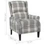 Liegestuhl aus grauem Stoff von vidaXL, Sessel - Ref: Foro24-329307, Preis: 176,35 €, Rabatt: %