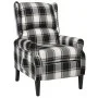 Multicolored fabric recliner. by vidaXL, Armchairs - Ref: Foro24-329312, Price: 184,62 €, Discount: %