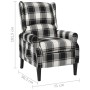 Multicolored fabric recliner. by vidaXL, Armchairs - Ref: Foro24-329312, Price: 218,83 €, Discount: %