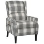 Sillón de masaje reclinable de tela gris de vidaXL, Sillones de masaje eléctricos - Ref: Foro24-329313, Precio: 190,37 €, Des...