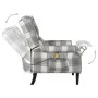 Sillón de masaje reclinable de tela gris de vidaXL, Sillones de masaje eléctricos - Ref: Foro24-329313, Precio: 188,13 €, Des...