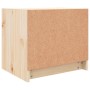 Mesita de noche madera maciza de pino 40x31x35,5 cm