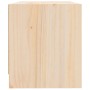 Mesitas de noche 2 uds madera maciza de pino 40x31x35,5 cm