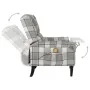 Sillón de masaje reclinable de tela gris de vidaXL, Sillones de masaje eléctricos - Ref: Foro24-329314, Precio: 189,29 €, Des...