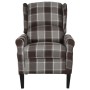 Sillón de masaje reclinable de tela marrón de vidaXL, Sillones de masaje eléctricos - Ref: Foro24-329318, Precio: 234,53 €, D...