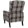 Sillón de masaje reclinable de tela marrón de vidaXL, Sillones de masaje eléctricos - Ref: Foro24-329318, Precio: 234,53 €, D...