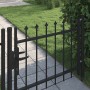 Puerta para valla con puntas de lanza 100x75 cm