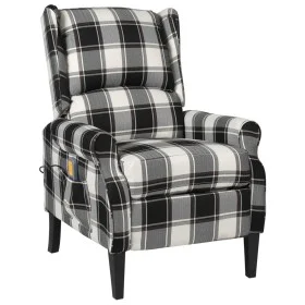 Silla reclinable tela multicolor de vidaXL, Sillones de masaje eléctricos - Ref: Foro24-329319, Precio: 188,02 €, Descuento: %