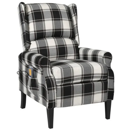 Silla reclinable tela multicolor de vidaXL, Sillones de masaje eléctricos - Ref: Foro24-329319, Precio: 188,02 €, Descuento: %