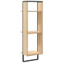 Estantería de pared 3 niveles madera roble Sonoma 30x25x100 cm en Estantes y estanterías | Comprar online en Foro24