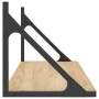 Estantes de pared 2 unidades Roble Sonoma 80x25x25,5 cm Madera
