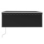 Toldo retráctil automático con persiana antracita 3,5x2,5 m