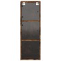 Mueble de pared puertas de vidrio roble ahumado 35x37x100 cm