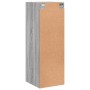 Mueble de pared puertas de vidrio gris Sonoma 35x37x100 cm