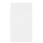 Mueble de pared con puertas de vidrio blanco 68x37x68,5 cm en Taquillas y armarios de almacenamiento | Comprar online en Foro24