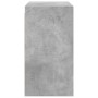 Mueble de pared puertas de vidrio gris hormigón 68x37x68,5 cm en Taquillas y armarios de almacenamiento | Comprar online en Foro