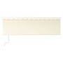 Toldo automático retráctil con persiana color crema 4x3 m