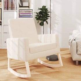 Cream fabric rocking chair by vidaXL, Rocking chairs - Ref: Foro24-329424, Price: 160,17 €, Discount: %