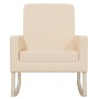 Cream fabric rocking chair by vidaXL, Rocking chairs - Ref: Foro24-329424, Price: 160,17 €, Discount: %