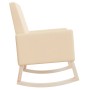 Cream fabric rocking chair by vidaXL, Rocking chairs - Ref: Foro24-329424, Price: 160,17 €, Discount: %