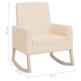 Cream fabric rocking chair by vidaXL, Rocking chairs - Ref: Foro24-329424, Price: 160,17 €, Discount: %