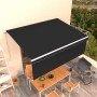 Toldo retráctil manual con persiana gris antracita 4,5x3 m en Toldos | Comprar online en Foro24