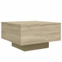 Mesa de centro madera de ingeniería roble Sonoma 55x55x31 cm en Mesas de centro | Comprar online en Foro24