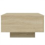 Mesa de centro madera de ingeniería roble Sonoma 55x55x31 cm en Mesas de centro | Comprar online en Foro24