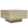 Mesa de centro madera de ingeniería roble Sonoma 55x55x31 cm en Mesas de centro | Comprar online en Foro24