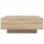 Mesa de centro madera de ingeniería roble Sonoma 80x80x31 cm en Mesas de centro | Comprar online en Foro24