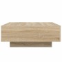 Mesa de centro madera de ingeniería roble Sonoma 80x80x31 cm en Mesas de centro | Comprar online en Foro24