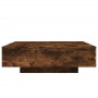 Mesa de centro madera de ingeniería roble ahumado 100x100x31 cm en Mesas de centro | Comprar online en Foro24