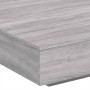 Mesa de centro madera de ingeniería gris Sonoma 100x100x31 cm