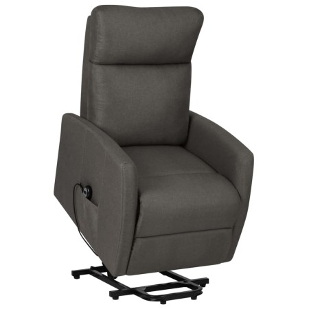 Sillón elevable tela gris oscuro de vidaXL, Sillones - Ref: Foro24-329606, Precio: 249,22 €, Descuento: %