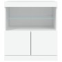 Aparador con luces LED blanco 60x37x67 cm en Aparadores | Comprar online en Foro24