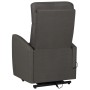 Sillón elevable tela gris oscuro de vidaXL, Sillones - Ref: Foro24-329606, Precio: 249,22 €, Descuento: %