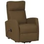 Sillón elevable tela marrón de vidaXL, Sillones - Ref: Foro24-329609, Precio: 319,04 €, Descuento: %