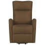 Sillón elevable tela marrón oscuro de vidaXL, Sillones - Ref: Foro24-329610, Precio: 337,23 €